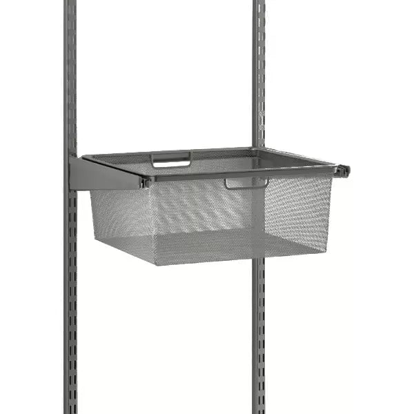 Elfa Mesh Basket for Gliding Drawer Frame W: 45 D: 40 H: 18 Graphite - ELFA - Gliding Drawers and Racks - Soko and Co